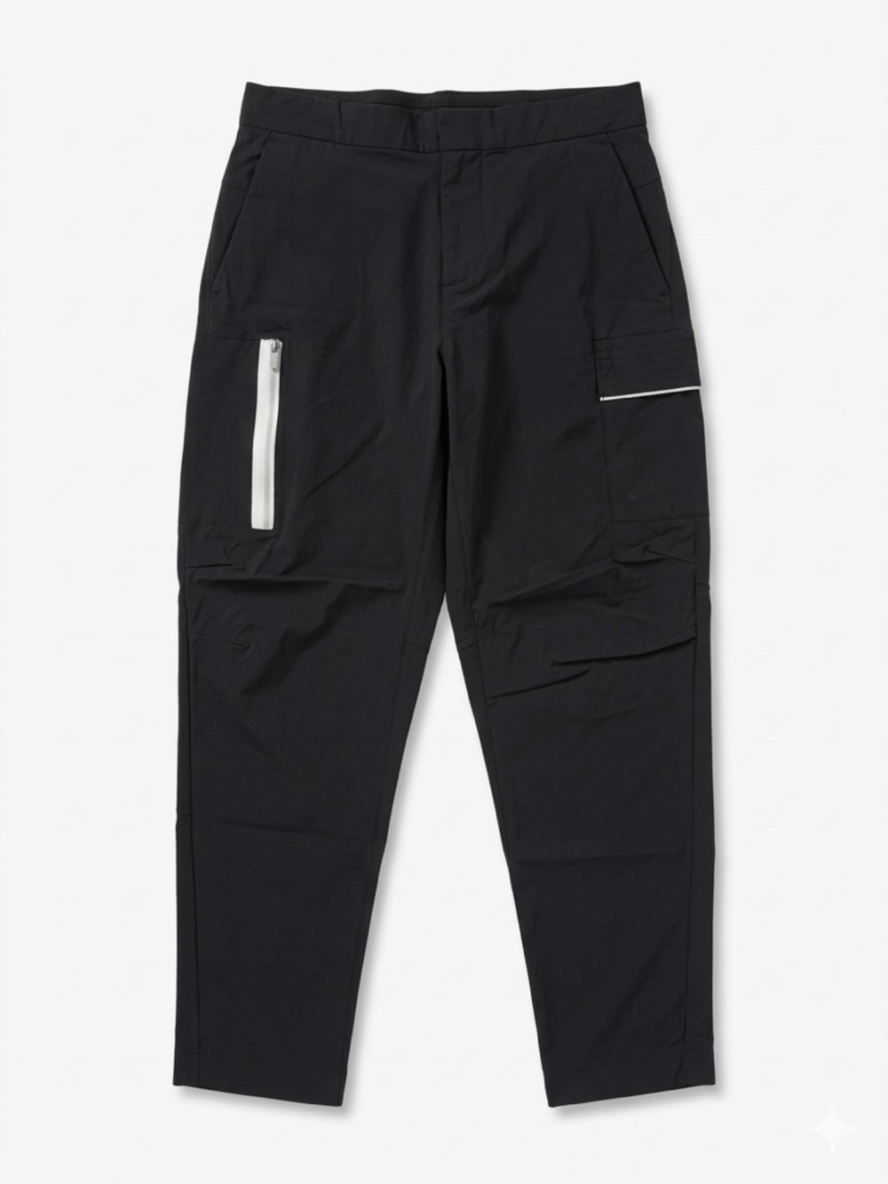 Nike Black Cargo Pants with Contrast Zipper